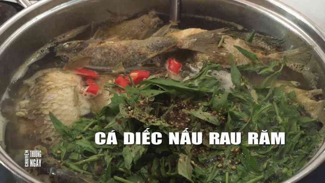 Cách làm cá diếc nấu rau răm đúng cách